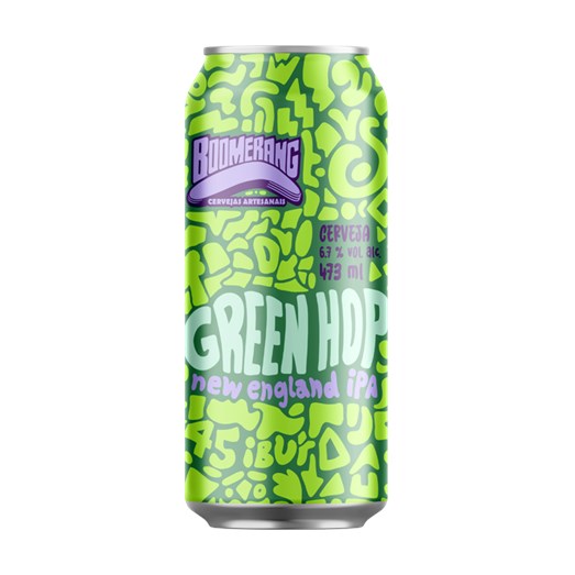 109 Cerveja Boomerang Green Hop, 473ml