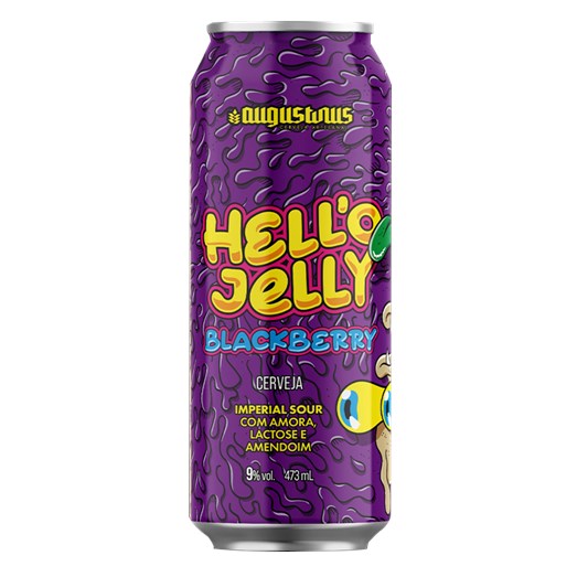 Cerveja Augustinus Hello Jelly Blackberry Imperial Sour Lata 473ml