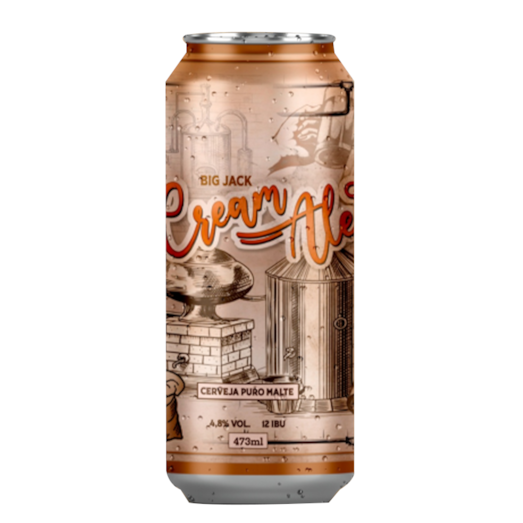 Cerveja Big Jack Cream Ale Lata 473ml