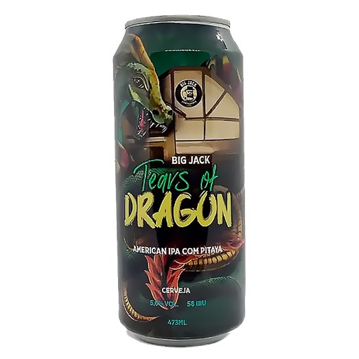 Cerveja Big Jack Tears of Dragon American IPA Lata 473ml