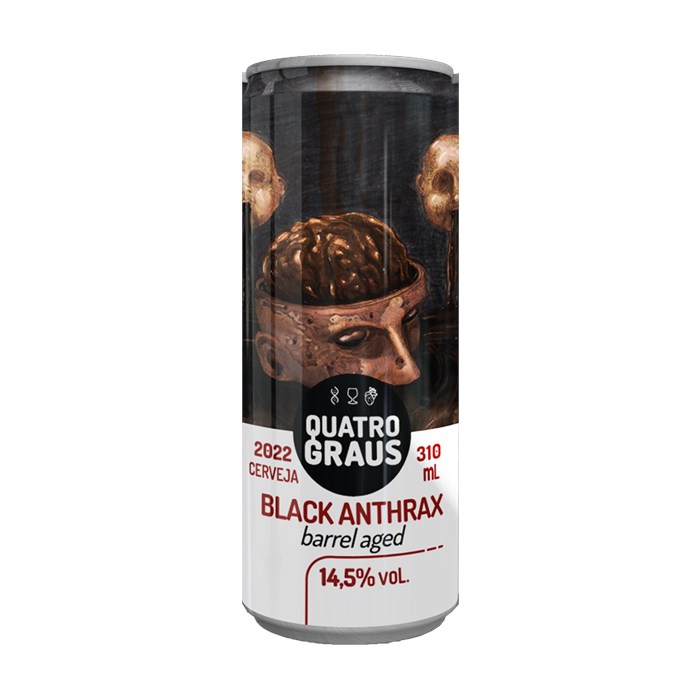 Cerveja Black Anthrax Barrel Aged, 310ml