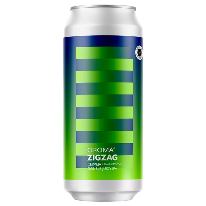 Cerveja Croma Zigzag Double Juicy IPA Lata 473ml