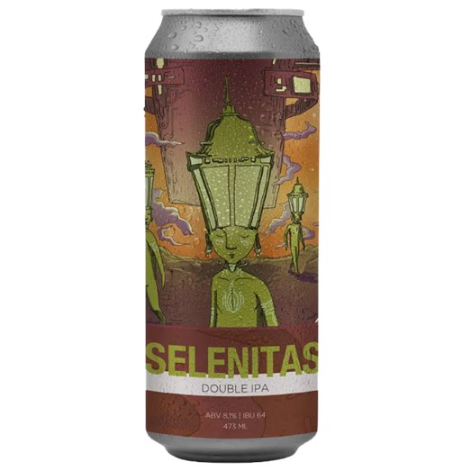 Cerveja Cruls Cosmos Selenitas Double IPA Lata 473ml