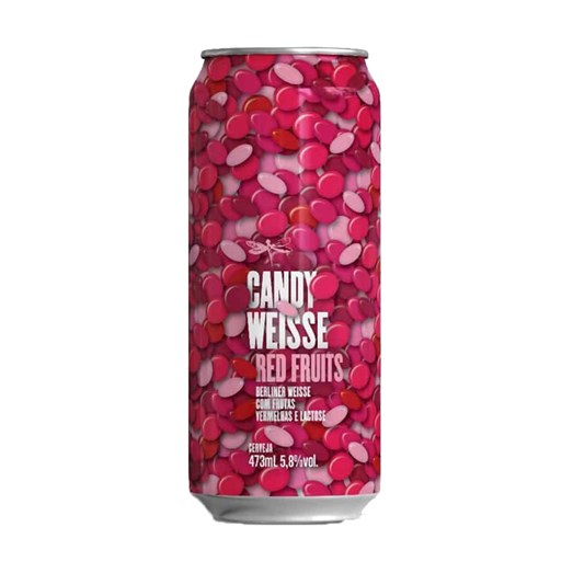 Cerveja Dádiva Candy Weisse Red Fruits, 473ml