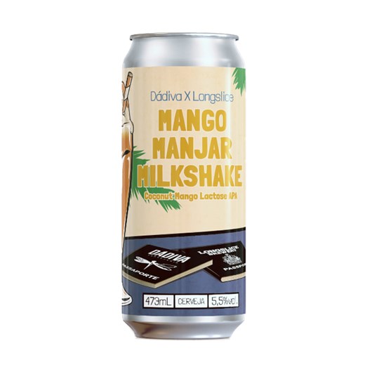 Cerveja Dádiva Mango Manjar Milkshake, 473ml