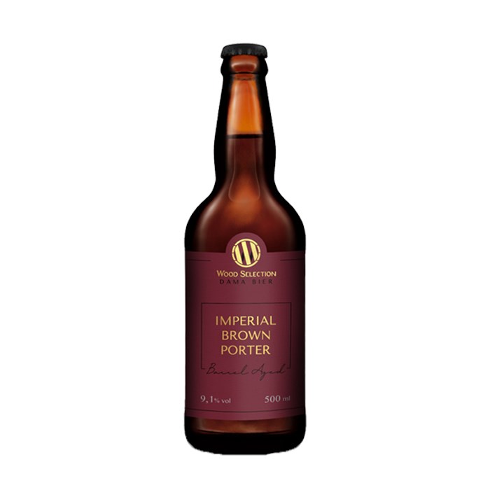 Cerveja Dama Bier Wood Selection Imperial Brown Porter, 500ml