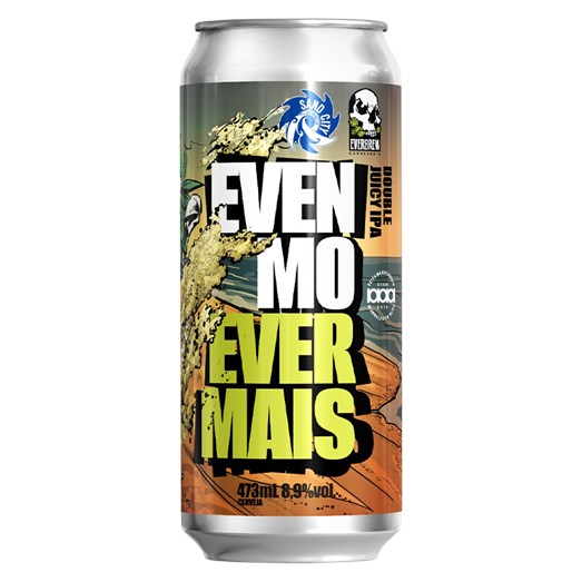 Cerveja Everbrew Even MO Ever Mais Double Juicy IPA Lata 473ml