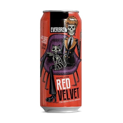 Cerveja EverBrew Red Velvet Sour, 473ml