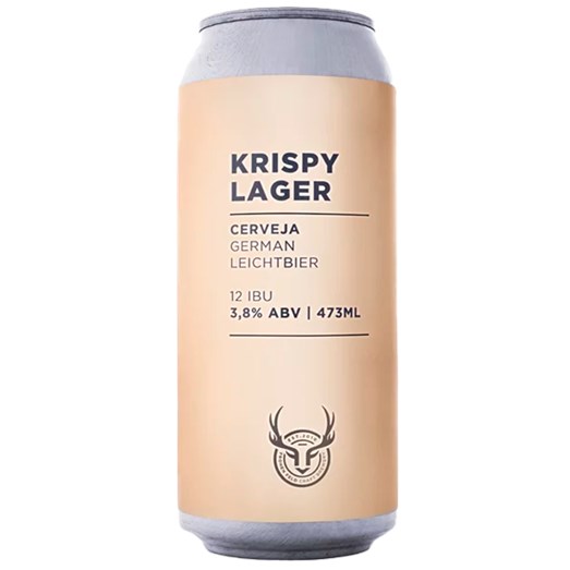 Cerveja FrohenFeld Krispy Lager German Leichtbier Lata 473ml
