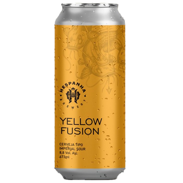 Cerveja Hespanha Yellow Fusion Imperial Sour Lata 473ml