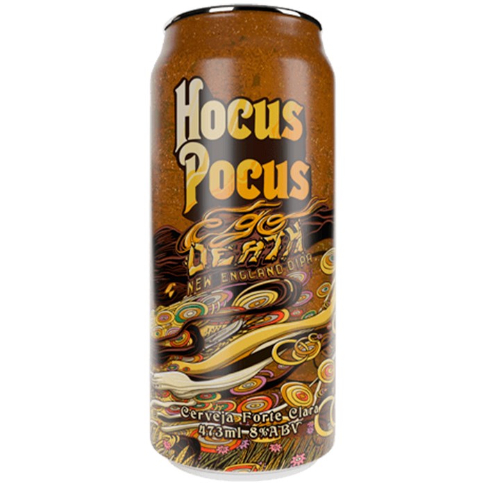 Cerveja Hocus Pocus Ego Death New England DIPA Lata 473ml