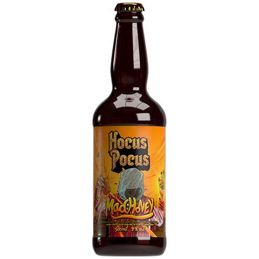 Cerveja Hocus Pocus Mad Honey Doppelbock Garrafa 500ml