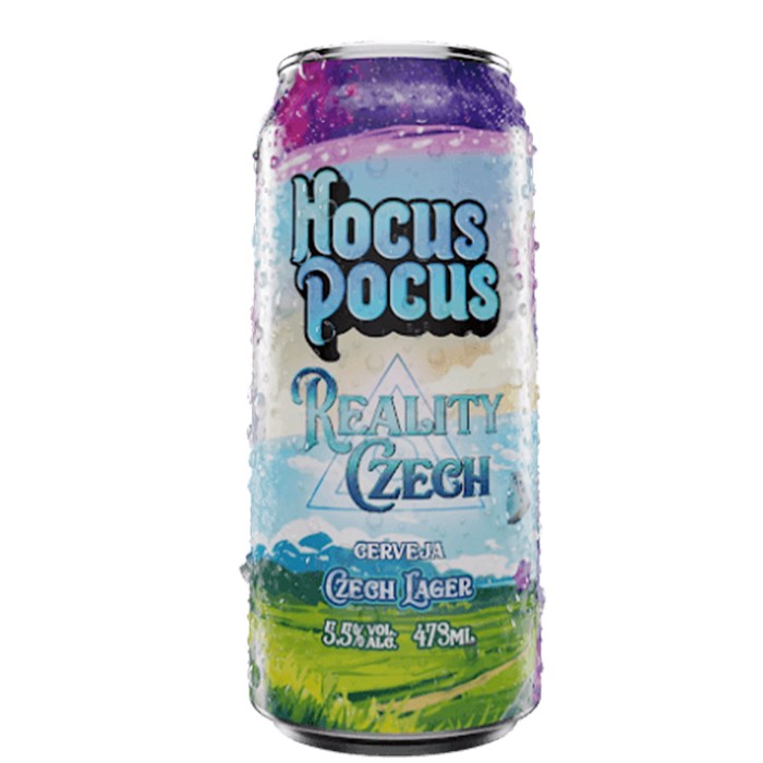 Cerveja Hocus Pocus Reality Czech Lager Lata 473ml