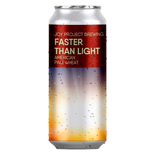 Cerveja Joy Faster Than Light American Pale Wheat Lata 473ml