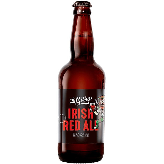 Cerveja La Birra Irish Red Ale Garrafa 500ml