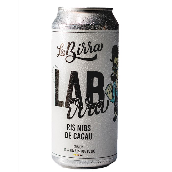 Cerveja La Birra RIS Nibs de Cacau Lata 473ml