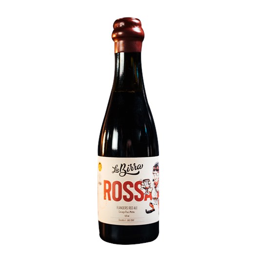 Cerveja La Birra Rossa Flanders Red Ale Garrafa 375ml