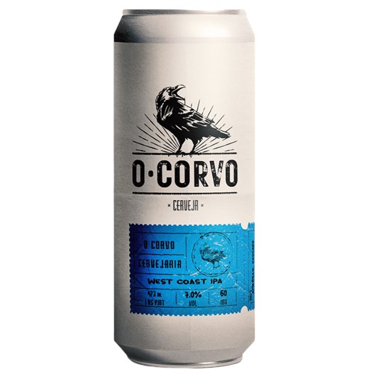 Cerveja Los Forajidos O Corvo West Coast IPA Lata 473ml