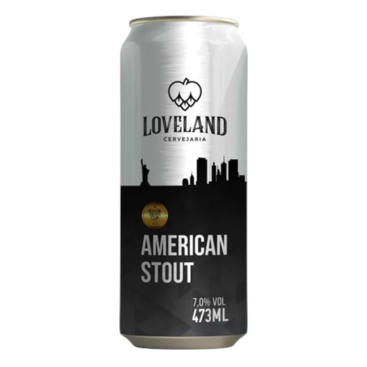 Cerveja Loveland American Stout Lata 473ml