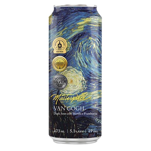 Cerveja Masterpiece Van Gogh Dark Sour Lata 473ml
