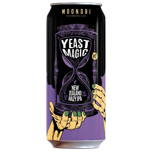 Cerveja Moondri Yeast Magic New Zealand Hazy IPA Lata 473ml