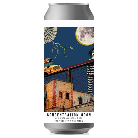 Cerveja Octopus Concentration Moon Double NEIPA Lata 473ml