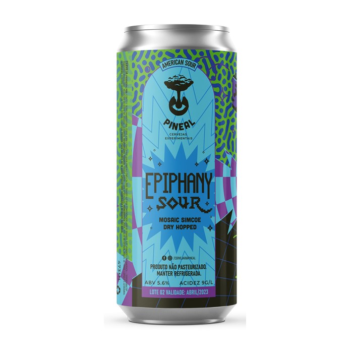Cerveja Pineal Epiphany Dry Hopped Sour - Mosaic & Simcoe, 473ml