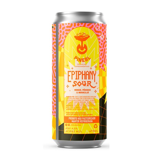 Cerveja Pineal Epiphany Sour - Manga, Pêssego & Maracujá (2022), 473ml