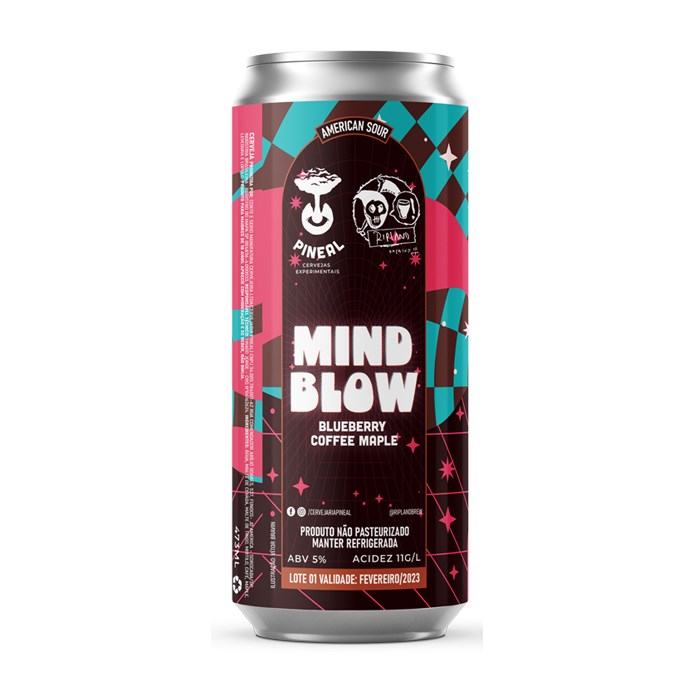 Cerveja Pineal Mind Blow - Blueberry Coffee Maple, 473ml