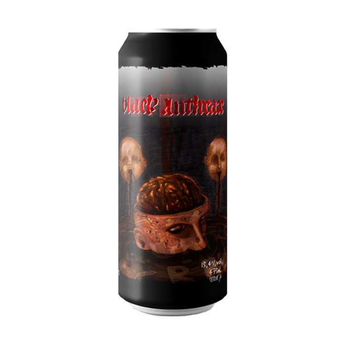 Cerveja Quatro Graus Black Anthrax 2020, 473ml