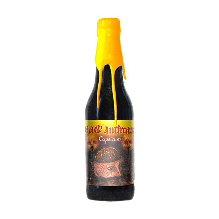 Cerveja Quatro Graus Black Anthrax Capsicum 2019, 355ml