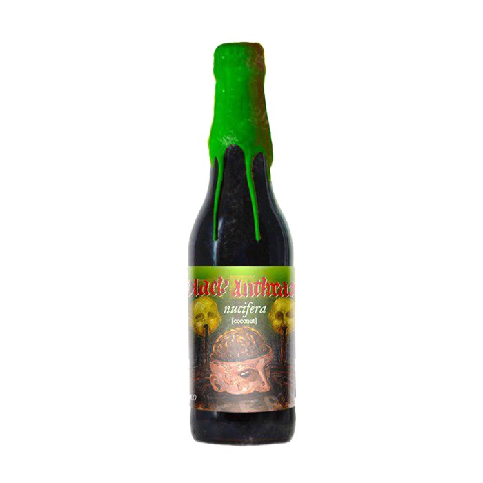 Cerveja Quatro Graus Black Anthrax nucifera 2019, 355ml