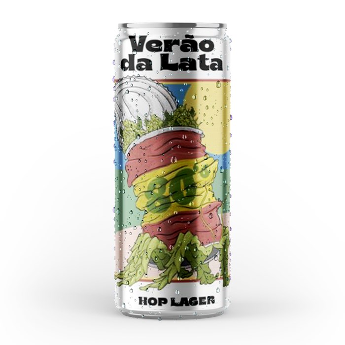 Cerveja Roca Verão na Lata Hop Lager 473ml