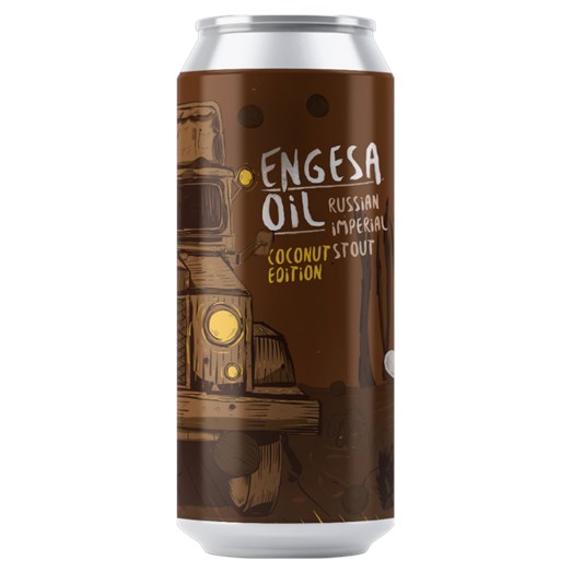 Cerveja Salvador Engesa Oil Coconut Edition Russian Imperial Stout Lata 473ml