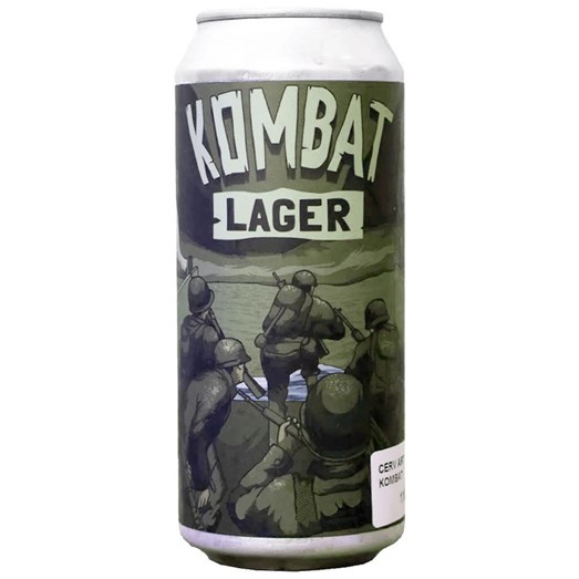 Cerveja Salvador Kombat Lager Lata 473ml