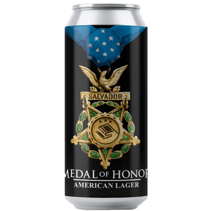 Cerveja Salvador Medal Of Honor American Lager Lata 473ml