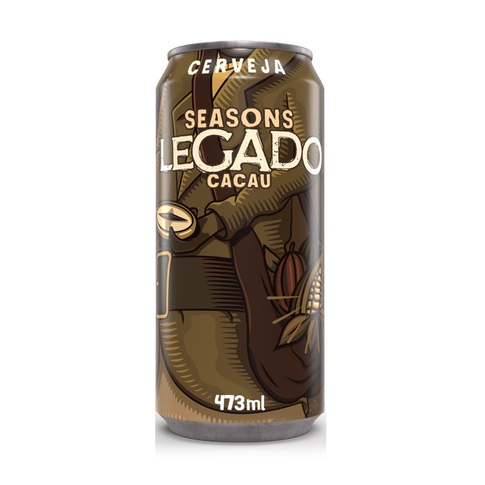Cerveja Seasons Legado Cacau, 473ml
