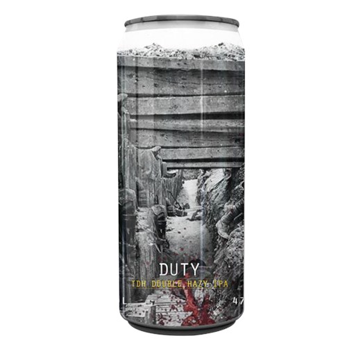 Cerveja Spartacus Duty TDH Double Hazy IPA Lata 473ml (Pré-Venda)