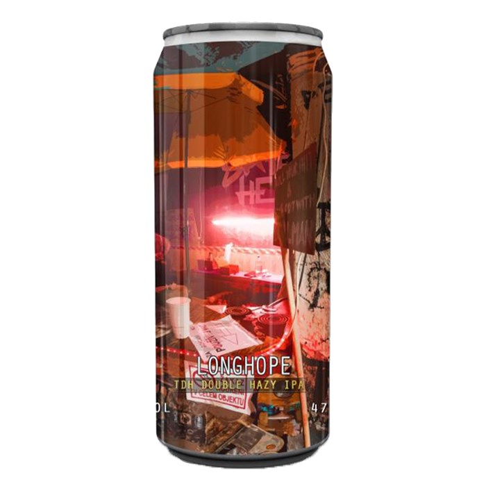 Cerveja Spartacus Longhope TDH Double Hazy IPA Lata 473ml