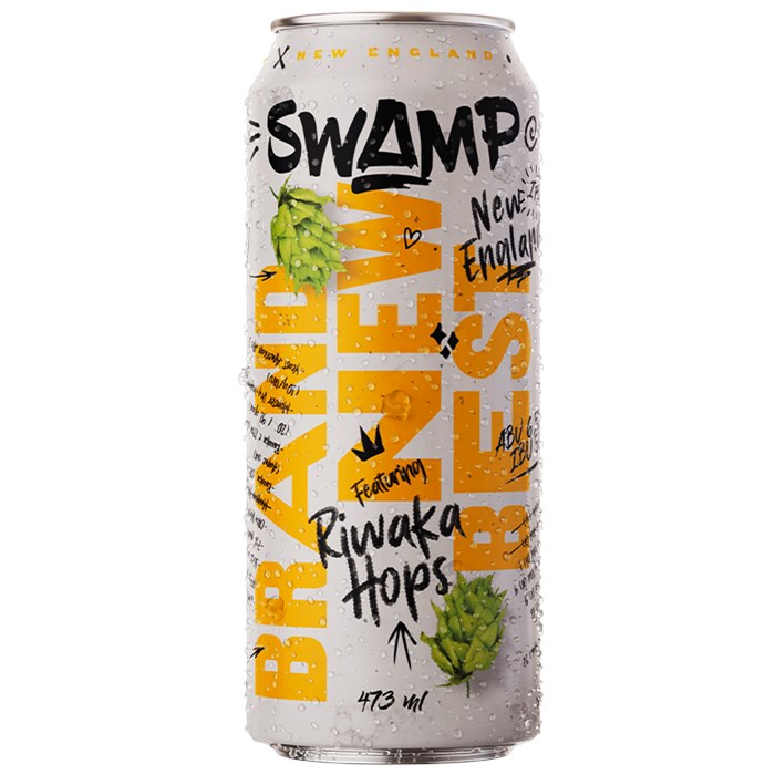 Cerveja Swamp Brand New Best Riwaka New England IPA Lata 473ml