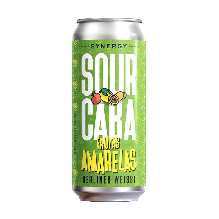 Cerveja Synergy Sourcaba Frutas Amarelas, 473ml