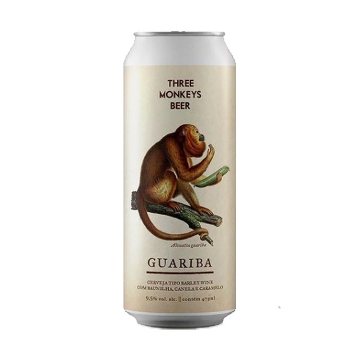 Cerveja Three Monkeys Guariba, 473ml