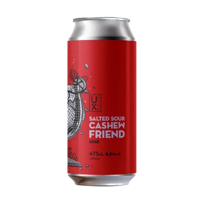 Cerveja UX Brew Salted Sour Cashew Friend, 473ml