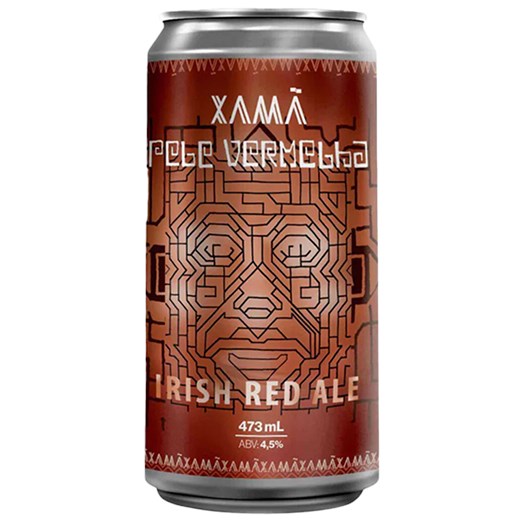 Cerveja Xamã Pele Vermelha Irish Red Ale Lata 473ml